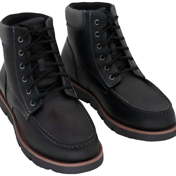Levis Mens Dean Rugged Hiker Chukka Boot Black Charcoal 11 M
